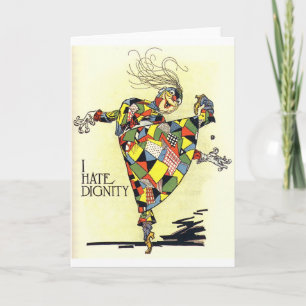 Ich hasse Würde-Karte Karte
