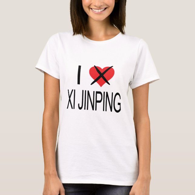 ICH HASSE XI Jinping T-Shirt (Vorderseite)