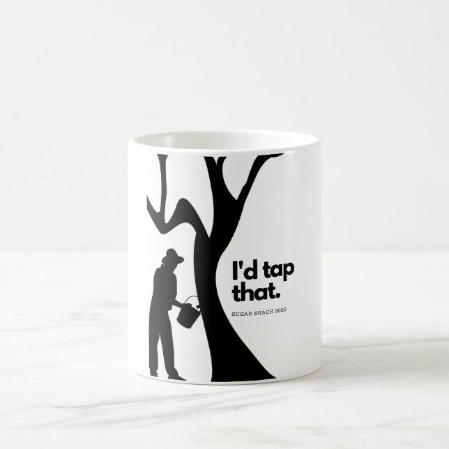 Ich hätte das angestochen. Zucker-Shack-Tasse 2020 Kaffeetasse (Mittel)