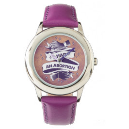 Ich hatte eine Abtreibungsuhr Armbanduhr