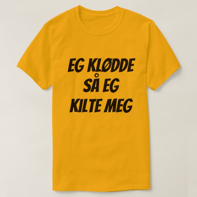 Ich hatte einen Juckreiz, also kitzle ich selbst,  T-Shirt (Design vorne)