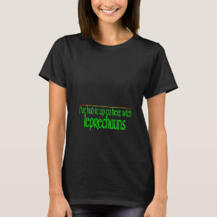 Ich hatte es bis hier mit Leprechauns Funny St. T-Shirt