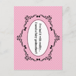 Ich hatte es mit der Realität Postkarte