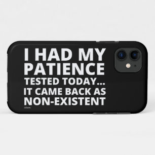 ICH HATTE HEUTE MEINE GEDANKEN TESTET... lustig sa Case-Mate iPhone Hülle