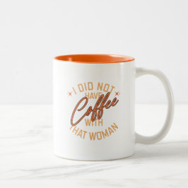 Ich hatte keine Kaffee-Tasse Zweifarbige Tasse