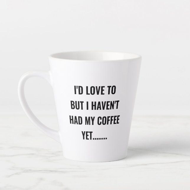 Ich hätte Liebe, latte Tasse mit Namen zu verdoppe (Links)