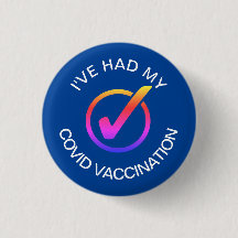 Ich hatte mein COVID-Impfungs-Button