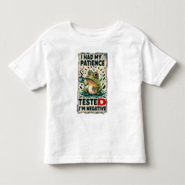 ICH HATTE MEINE GEDANKEN TESTET, ICH BIN NEGATIV KLEINKIND T-SHIRT