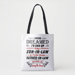 Ich hätte nie davon geträumt, Schwiegersohn zu wer Tasche