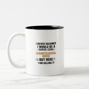 Ich hätte nie geträumt, dass ich ein super coole zweifarbige tasse