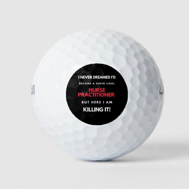 Ich hätte nie geträumt, dass ich ein superCooler K Golfball (Vorderseite)