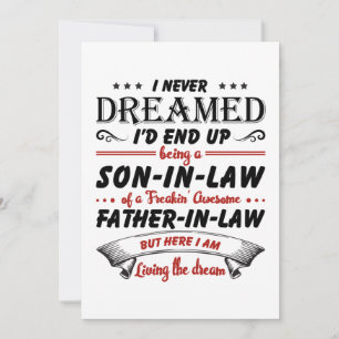 Ich hätte nie geträumt, dass ich letztendlich ein  save the date