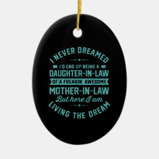 Ich hätte nie geträumt, ein Jurist zu sein Keramik Ornament