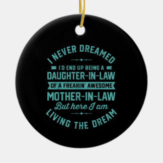 Ich hätte nie geträumt, ein Jurist zu sein Keramik Ornament