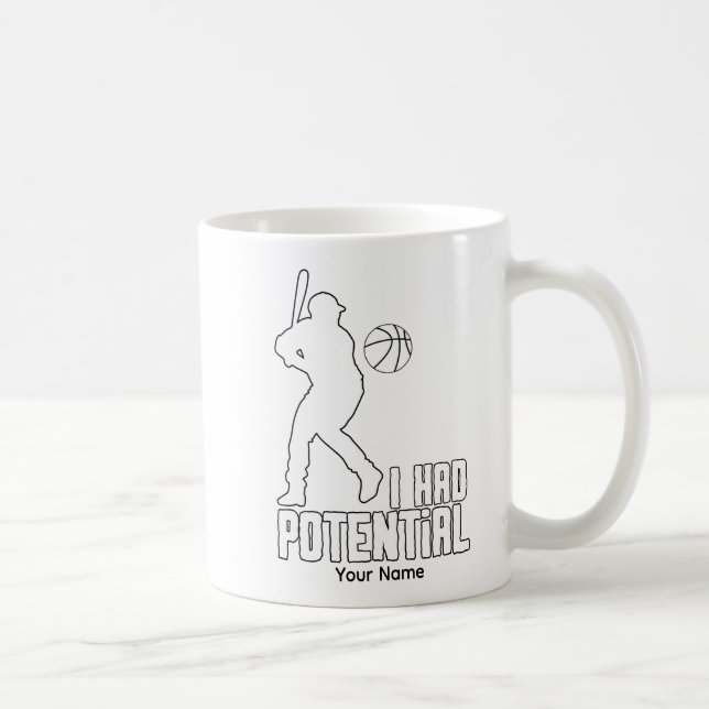 Ich hatte Potential - IHPOTL01 Kaffeetasse (Rechts)