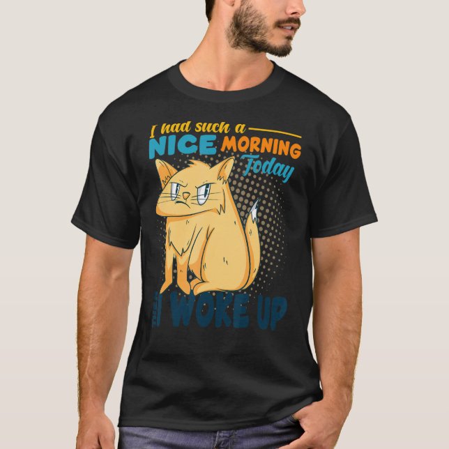 Ich hatte so eine nette, wütende Katze schlechter  T-Shirt (Vorderseite)