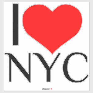 ICH HAUT NYC AUFKLEBER