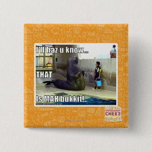 Ich haz u weiß button