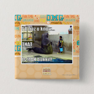 Ich haz u weiß button