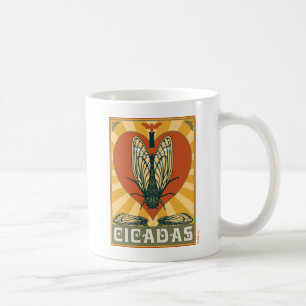 Ich heart Cicadas Kaffeetasse