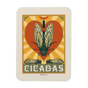 Ich heart Cicadas Magnet