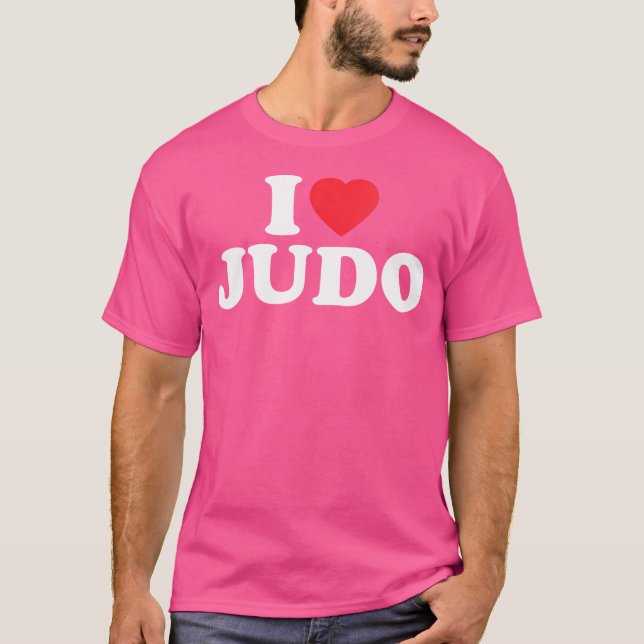 Ich Heart Judo T-Shirt (Vorderseite)