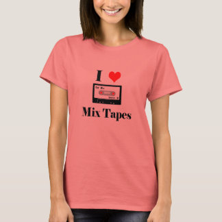 Ich heart Mix-Bänder T-Shirt