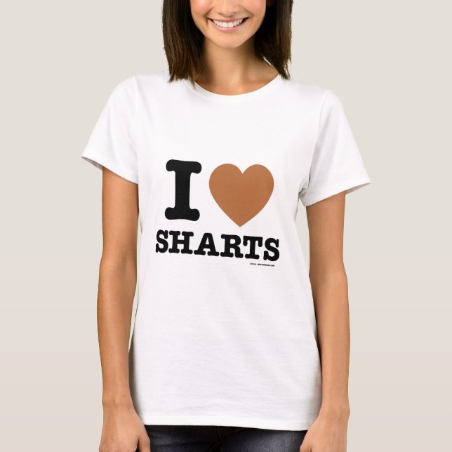 Ich heart Sharts T-Shirt (Vorderseite)
