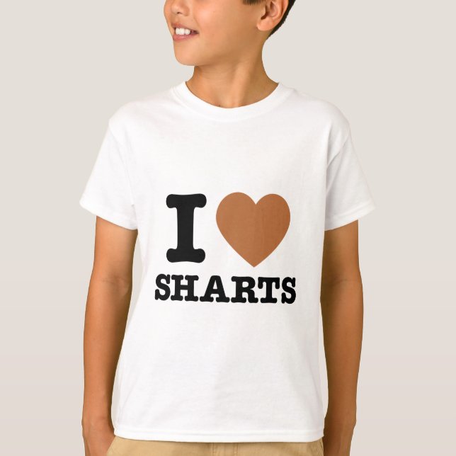 Ich heart Sharts T-Shirt (Vorderseite)