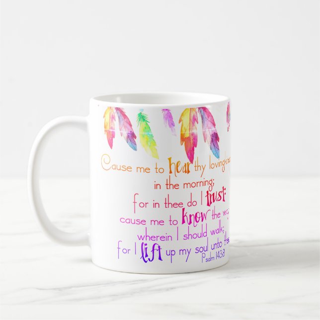Ich hebe meine Soul-Kaffee-Tasse hoch Kaffeetasse (Links)