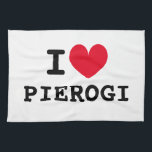 Ich hebe pierogi lustige Küchenhandtuch Geschirrtuch<br><div class="desc">Ich hebe pierogi lustige Küchenhandtuch. Individualisierbare Vorlage für die Liebe Eine tolle Geschenkidee für polnische Freunde,  Familie,  Koch,  Koch,  Mama,  Papa etc.</div>