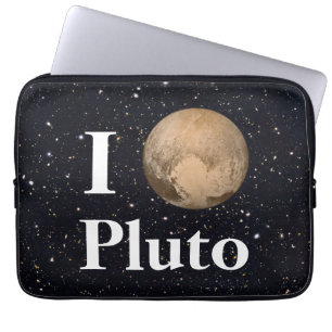 Ich hebe Pluto Starry Sky Laptopschutzhülle