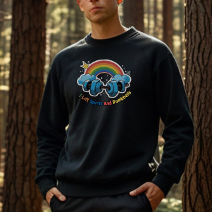 Ich hebe Spiralen und Dumbells   T - Shirt der Män