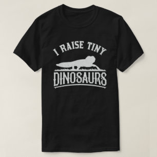 Ich hebe Tiny Dinosaur Vintag Retro Leopard Gecko T-Shirt