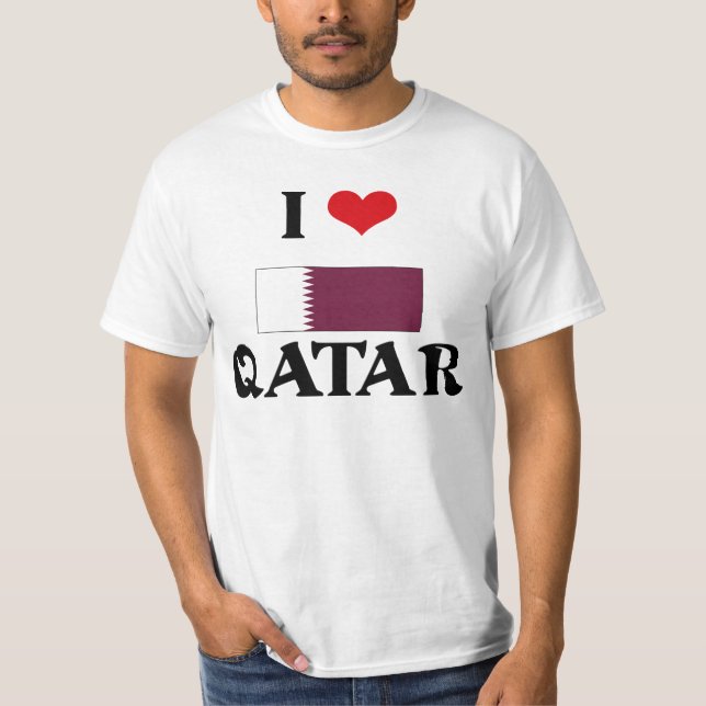 ICH HEIART QATAR T-Shirt (Vorderseite)