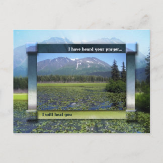 Ich heile dich postkarte