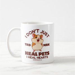 Ich heile nicht nur Haustiere, ich heile Herzen Kaffeetasse