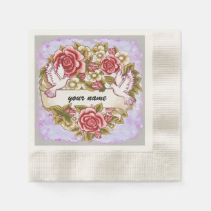 Ich heirate Dich Hochzeitspapier Servietten