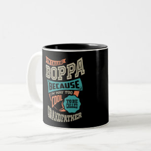 Ich heiße Boppa Zweifarbige Tasse