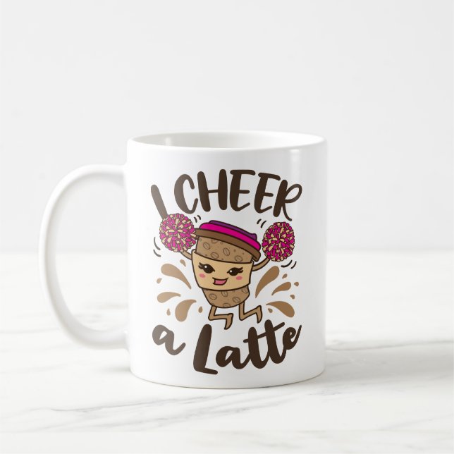 Ich heiße einen Niedlichen Teerleader-Kaffee Kaffeetasse (Links)