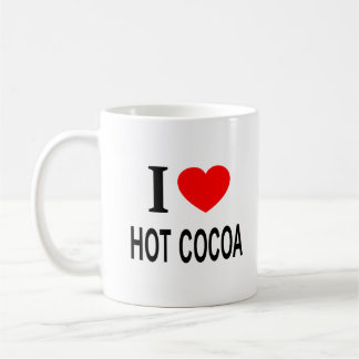Ich ❤️ heiße Schokolade Ich liebe heiße Schokolade Kaffeetasse