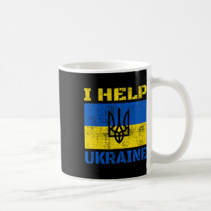 Ich helfe der Ukraine Unterstützung für Ukrainer I Kaffeetasse