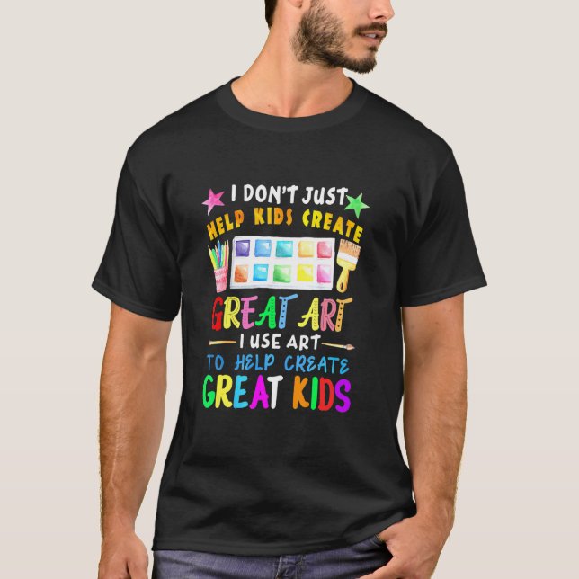 Ich helfe Kindern nicht einfach dabei, einen großa T-Shirt (Vorderseite)