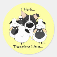 Ich Herd ... also bin ich Stickers