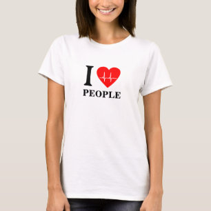 Ich Herz ekle I Liebe Menschen T - Shirt