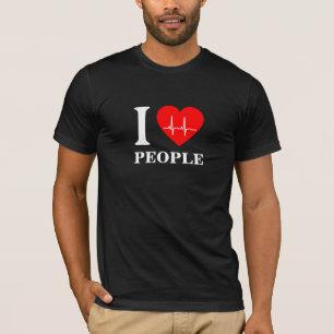 Ich Herz ekle I Liebe Menschen T - Shirt