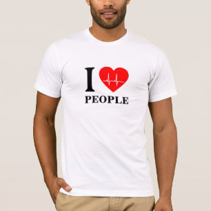 Ich Herz ekle I Liebe Menschen T - Shirt