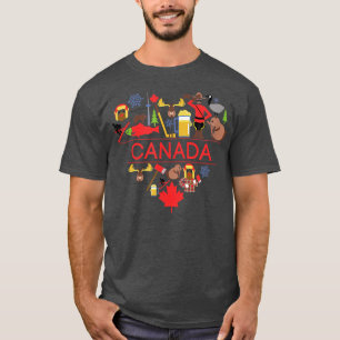 Ich Herz KanadaKanadische LiebeCute Kanada T-Shirt