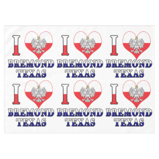 Ich Herz Liebe Bremond Texas Tischdecke