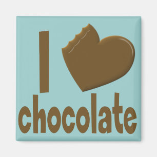 Ich Herz Liebe Schokolade Magnet